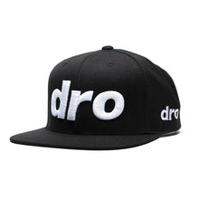 DRO Black Snapback - White Logo